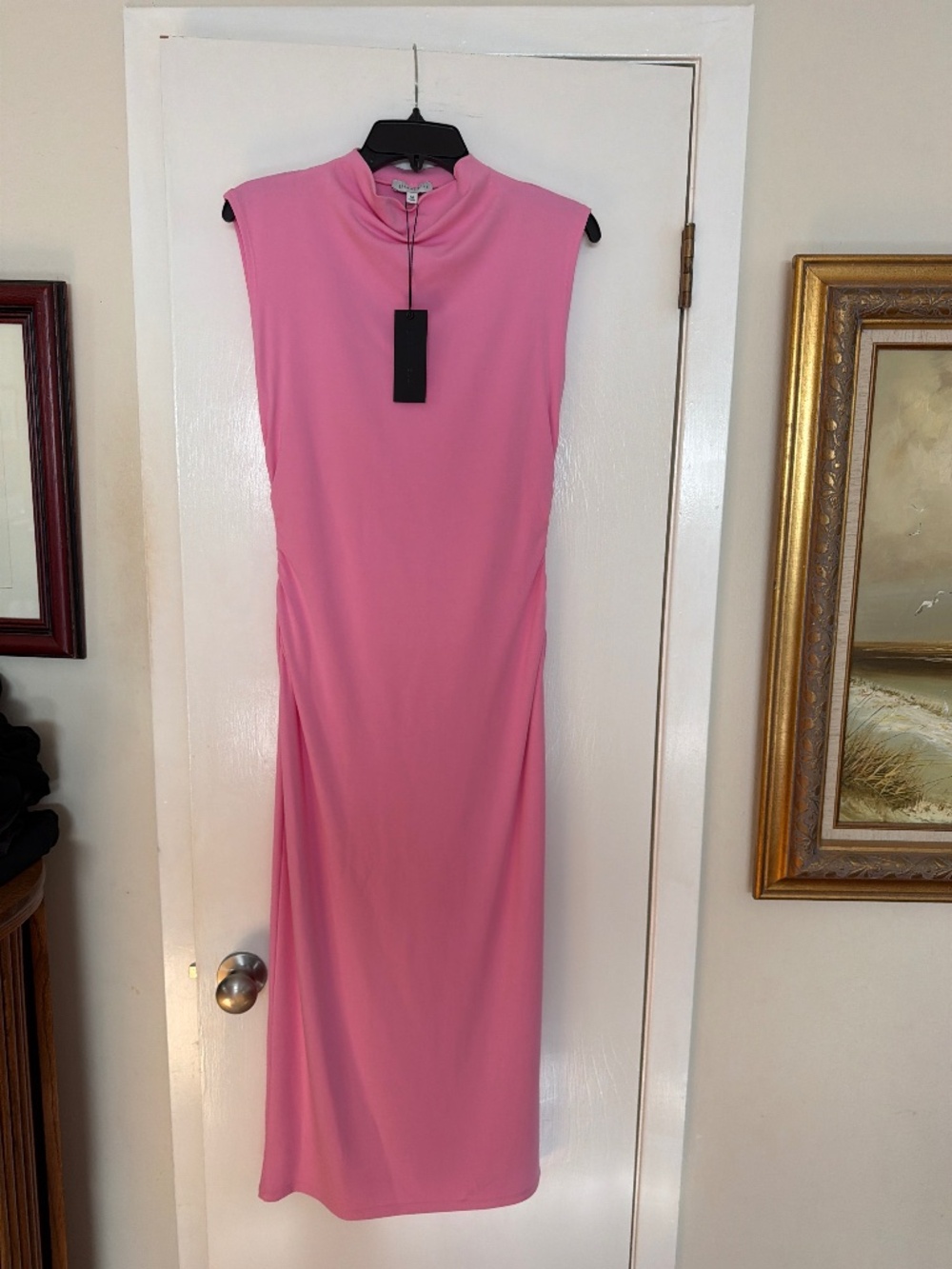 Gianni Bini Mock Turtleneck Bodycon Midi Dress